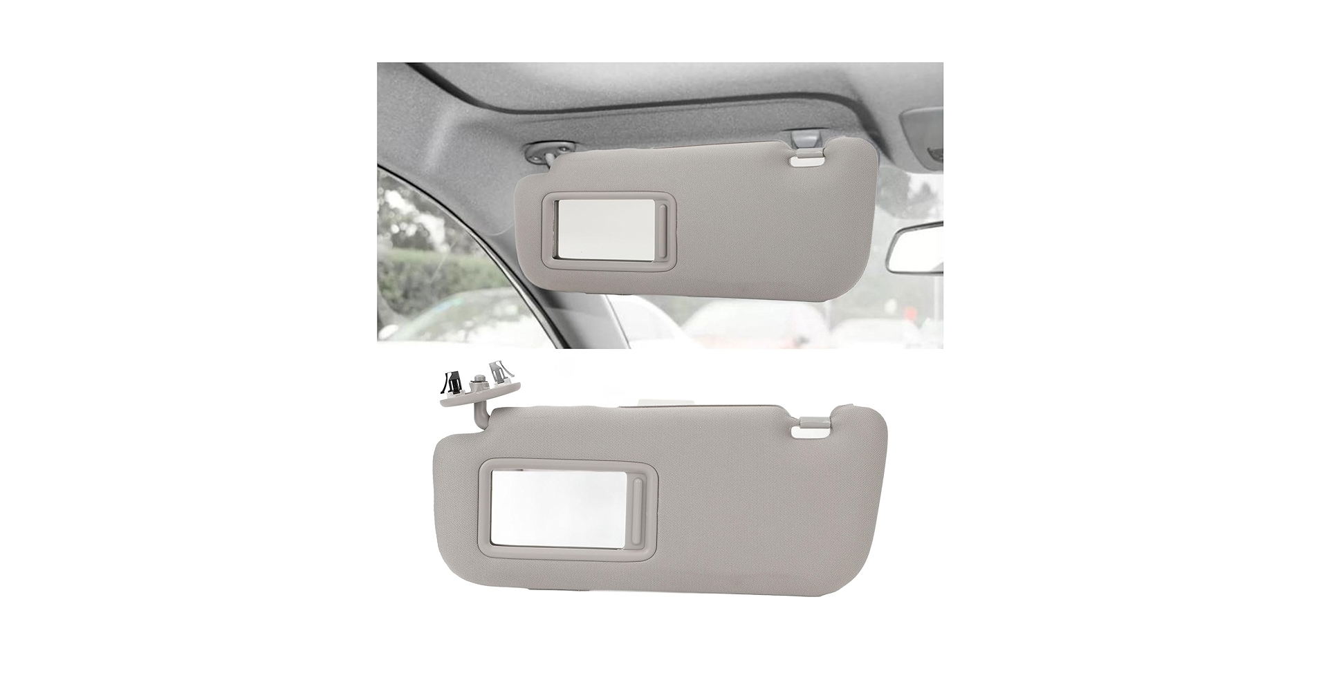 Amazon.com: Sun Visor Replacement, Grey Sun Visor SunVisor